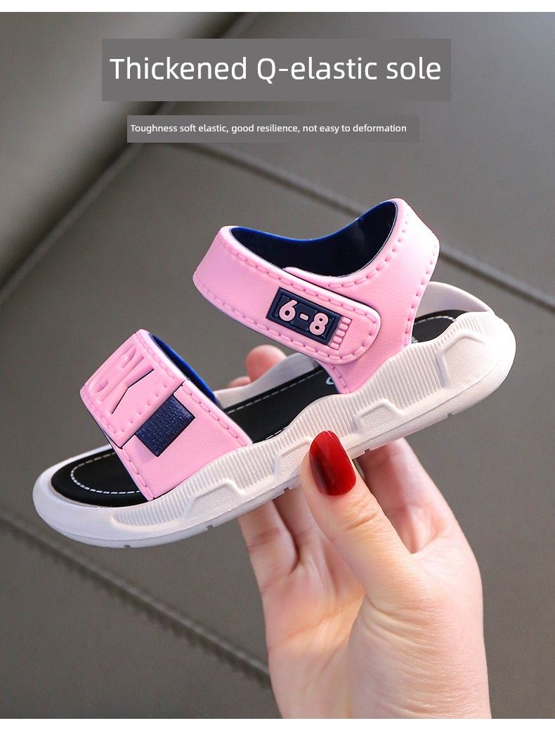 Summer Soft Bottom Non-Slip Boy Leisure Children's Sandals_voghion.com