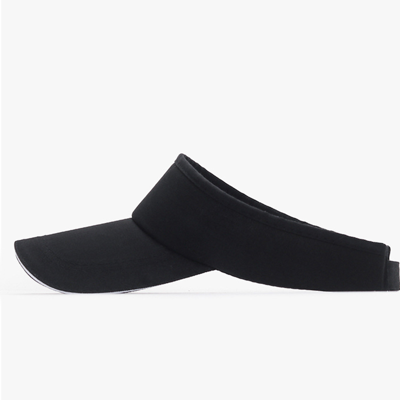 Summer Breathable Sun Hats Men Women Adjustable Visor UV Protection Empty Top Hat Solid Sports Tennis Golf Running_voghion.com