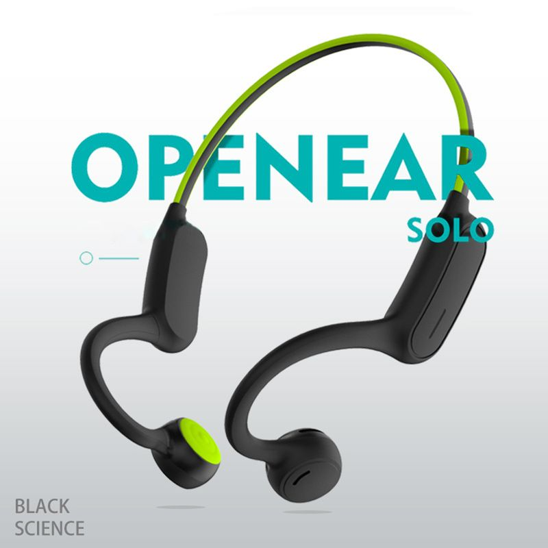 Haken Bluetooth-kompatibel Wasserdichte Kopfhörer Knochen Drahtlose IPX4 Ohr 5,0 Leitung Sport Headset für Laufen_voghion.com