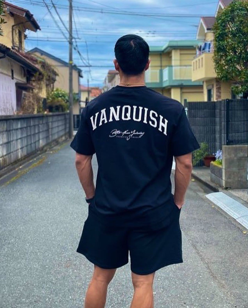 Muscle Fitness Kevad/suvi Uus Brother Ümarkaelus Sport vabaaja Meeste Jooks Magamine Avarate lühikeste varrukatega T-särk topp_voghion.com
