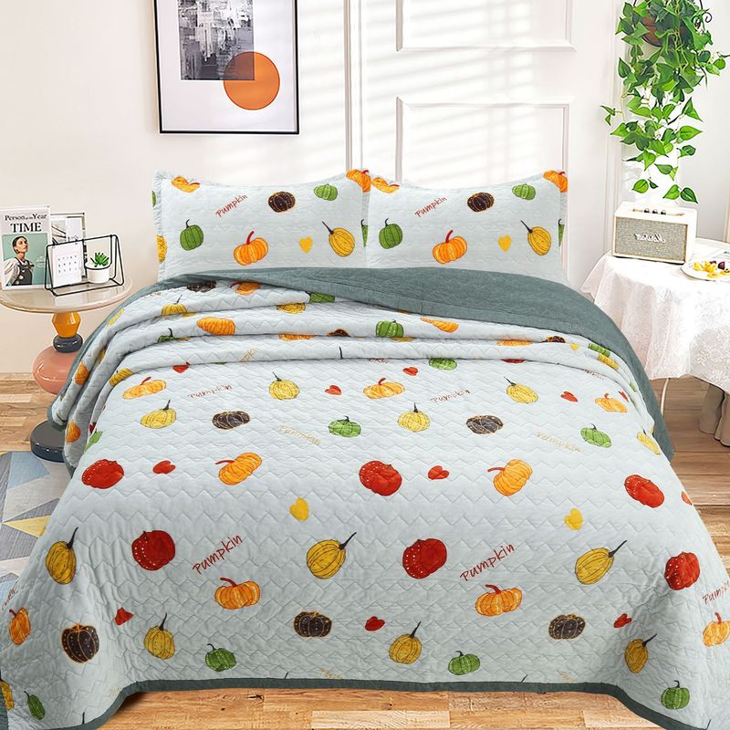 Douyin transmissão ao vivo fio tingido algodão puro capa de cama três peças conjunto inverno dupla face bebê lã lençol conjunto de cama fabricante_voghion.com