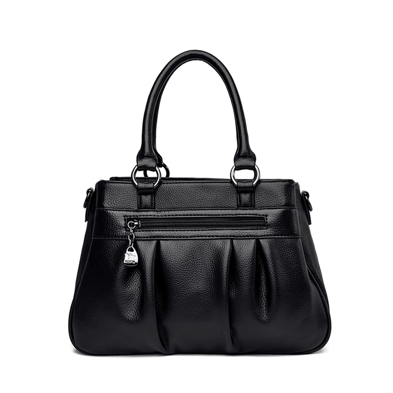 Handtaschen Damentaschen Designer 3-lagige Lederhandtaschen Große Kapazität Einkaufstasche für Frauen Vintage Schultertaschen mit Griff oben_voghion.com