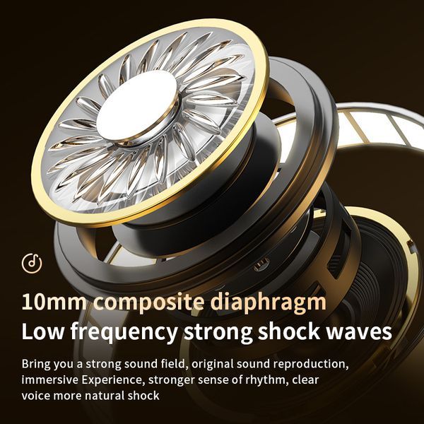 Wireless Bluetooth Headset Touch Light Mini High Quality Earplugs Anti-Sweat HD Sound Quality Stereo Universal Headset_voghion.com