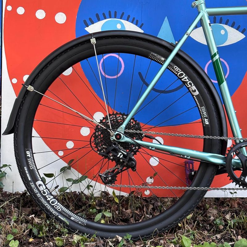 Bike Cascadia Recycled Plastic Fender Set With Mudflaps_voghion.com