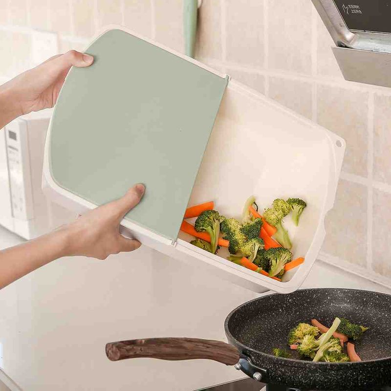 3-in-1 Multifunktions-Küchenschneidebrett für Gemüse, Fleisch und andere Lebensmittel_voghion.com