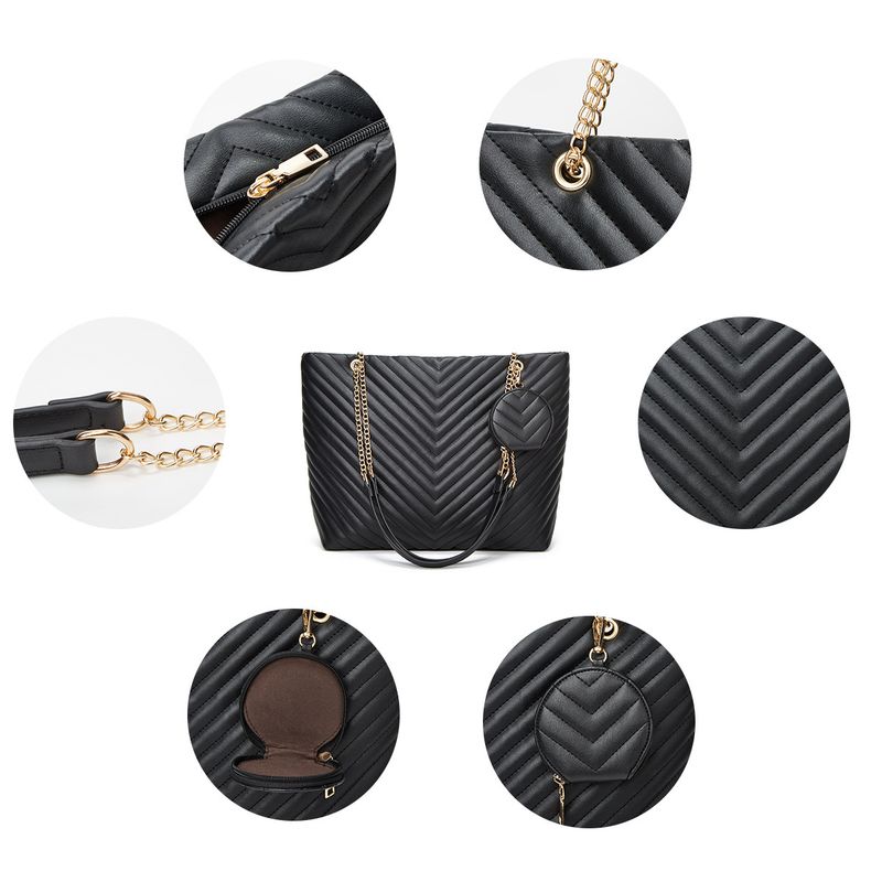 2025 Nuova borsa a tracolla alla moda da donna - Borsa a catena ricamata di alta qualità e grande capacità, tracolla versatile e tote con custodia staccabile_voghion.com