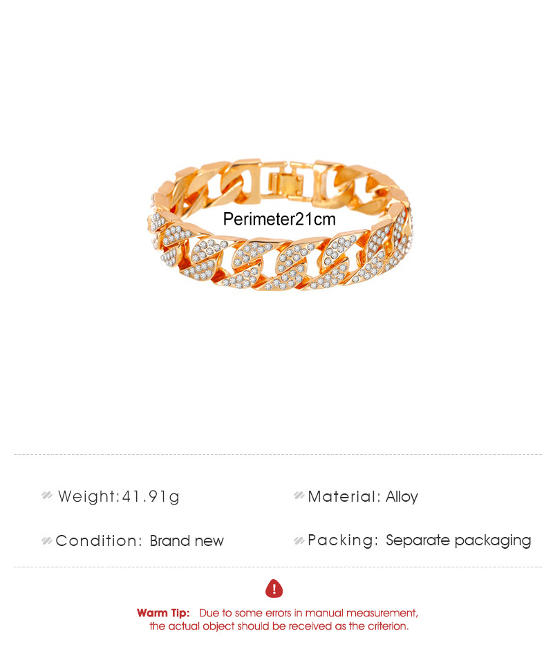 Legering diamanten set Europese en Amerikaanse modetrend Cubaanse armband niche retro hiphopstijl vol met diamanten liefhebbers handsieraden_voghion.com