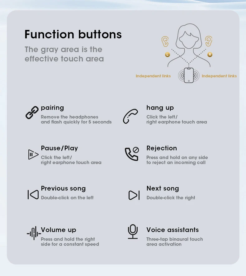 MI-TWS Bone Conduction Wireless Bluetooth Earphones Earclip Motion Noise Canceling Ultra-long Battery Life 360°ACS Sports Headset_voghion.com