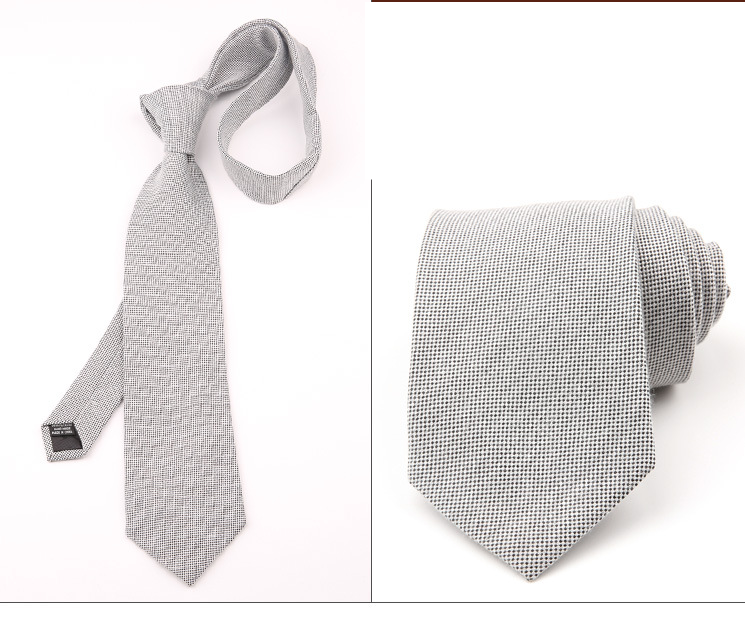 Algodão masculino misturado artesanal puro preto listrado jacquard sarja casual negócios formal casamento terno e gravata_voghion.com