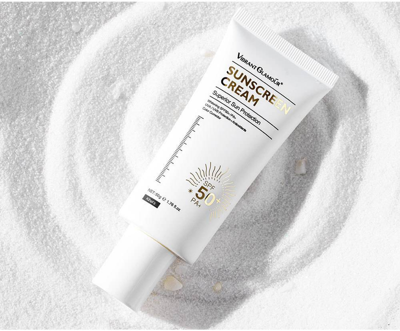 Sonneschutzcrème fir d'Gesiicht SF50+ UV-Schutz Erfrëschend Net-fetteg Anti-Schweess Sonneschutzcrème fir Männer a Fraen_voghion.com