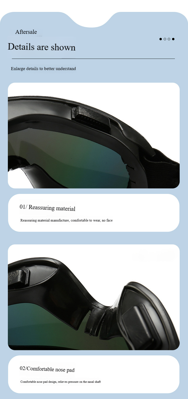 Unisex Outdoor meeste ja naiste tuulekindlad prillid Sõidumootorratta spordiprillid värvikile tuulekindlad liivafännid varustatud suusaprillidega_voghion.com