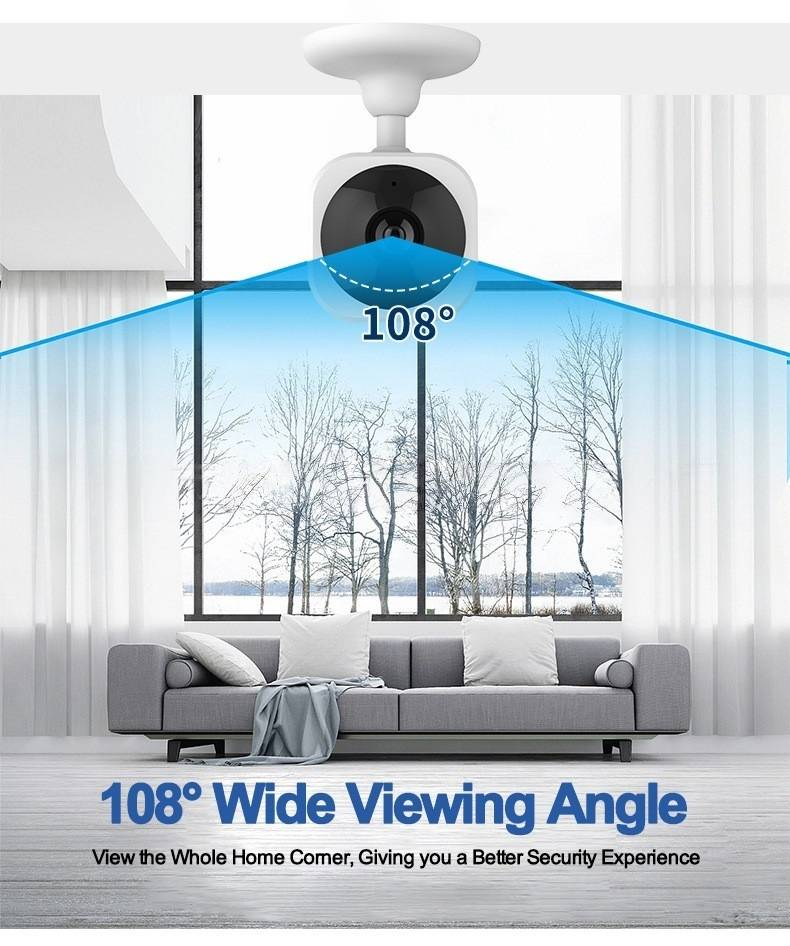 Mini WiFi Indoor Security Camera - 1080P HD Night Vision, Smart Motion Detection, Remote Viewing Via Smartphone_voghion.com
