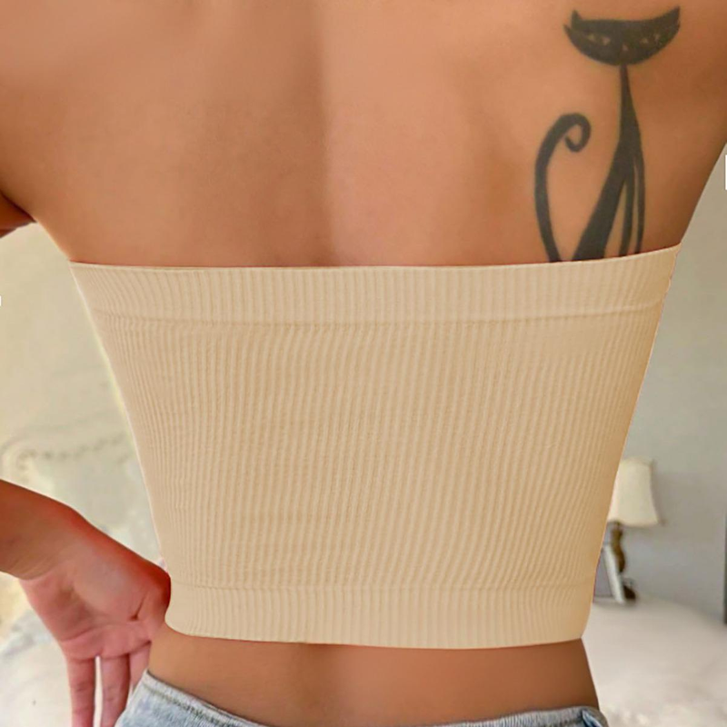 & Sleepwears Seamless Strapless Underwear Chest Wrap Vest_voghion.com