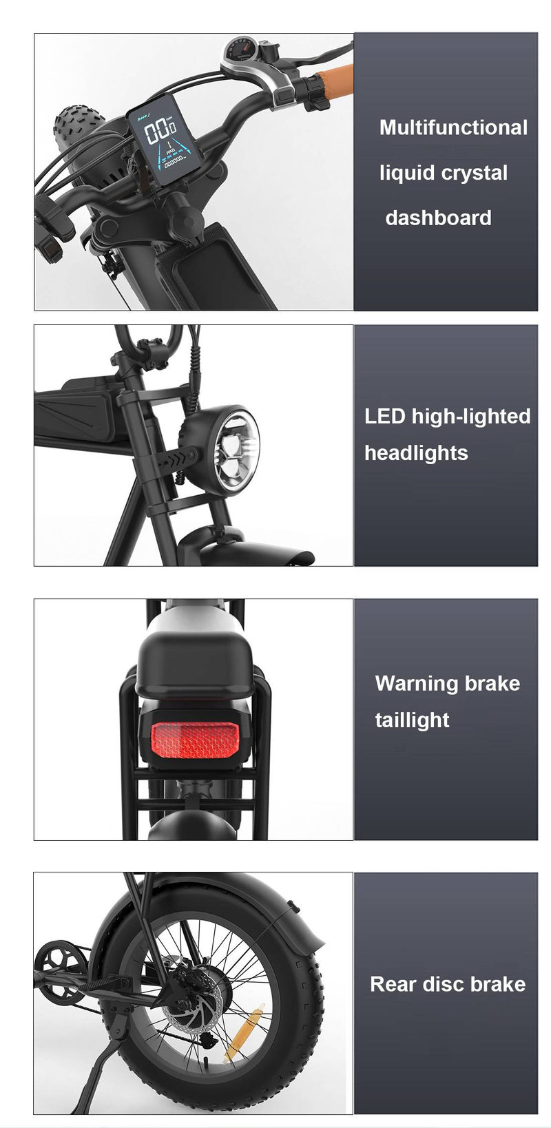 YAMALI FXH-006 Electric Dirt Bicycle, 350W Motor, 48V 18Ah Battery_voghion.com