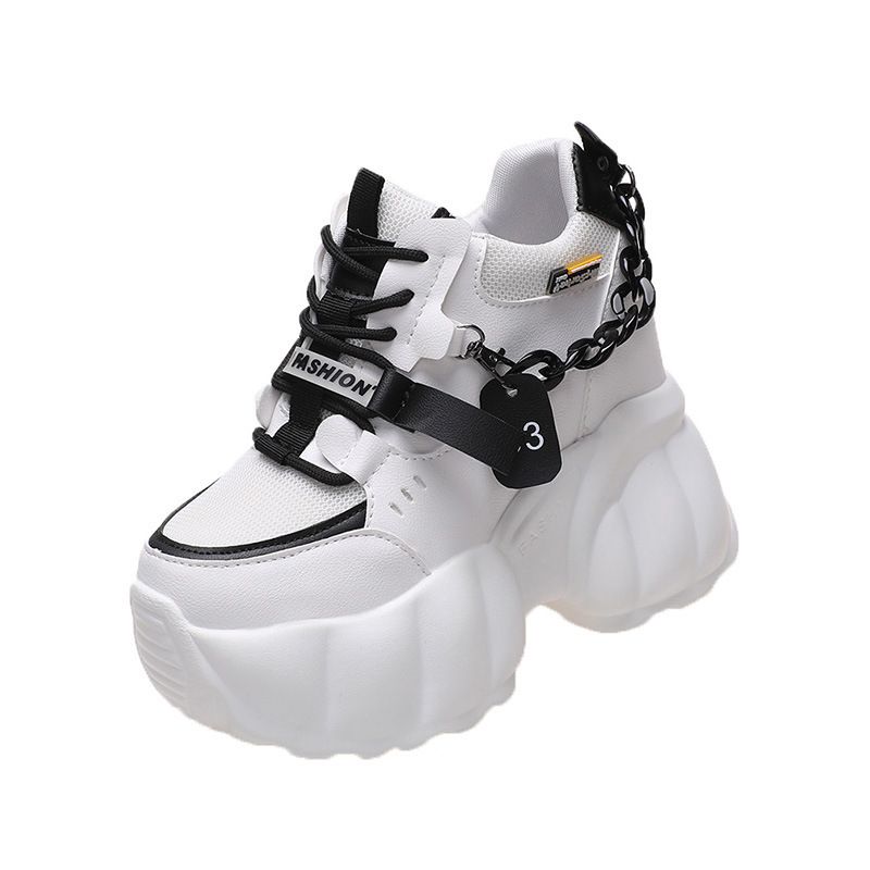 P7 Plateauschuhe Ketten Damen-Turnschuhe Erhöhte Atmungsaktive Freizeitschuhe Designer-Schuhe Für Damen Mode-Turnschuhe Mit Dicken Sohlen_voghion.com