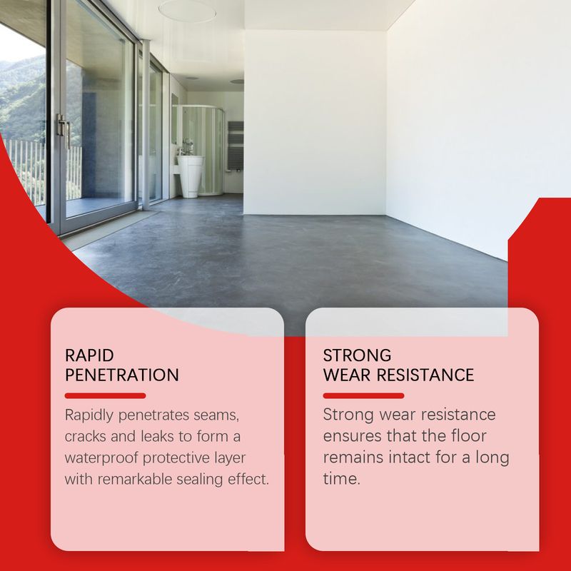 Waasserdicht Epoxy Buedemfaarf, Haushaltsmauer a Buedem Waasserdicht, Rëssbeständeg, Fleckenofdeckend Renovatiounscrème_voghion.com