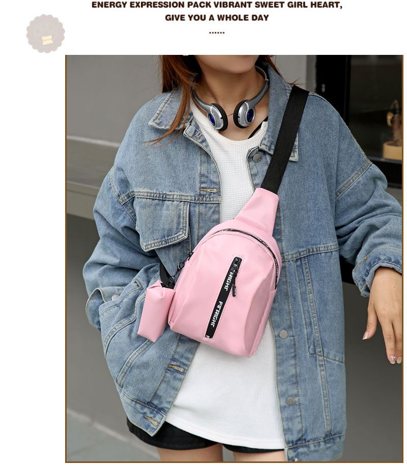 Unisex Streetwear Sling Bag – Modische gestreifte Umhängetasche mit abnehmbarer Hüfttasche (Diebstahlschutz-Design)_voghion.com