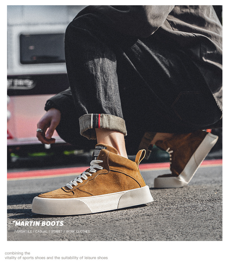 Herren-Wanderschuhe, Arbeitsschuhe, Sneakers, Gummisohle, rutschfeste Sneakers_voghion.com