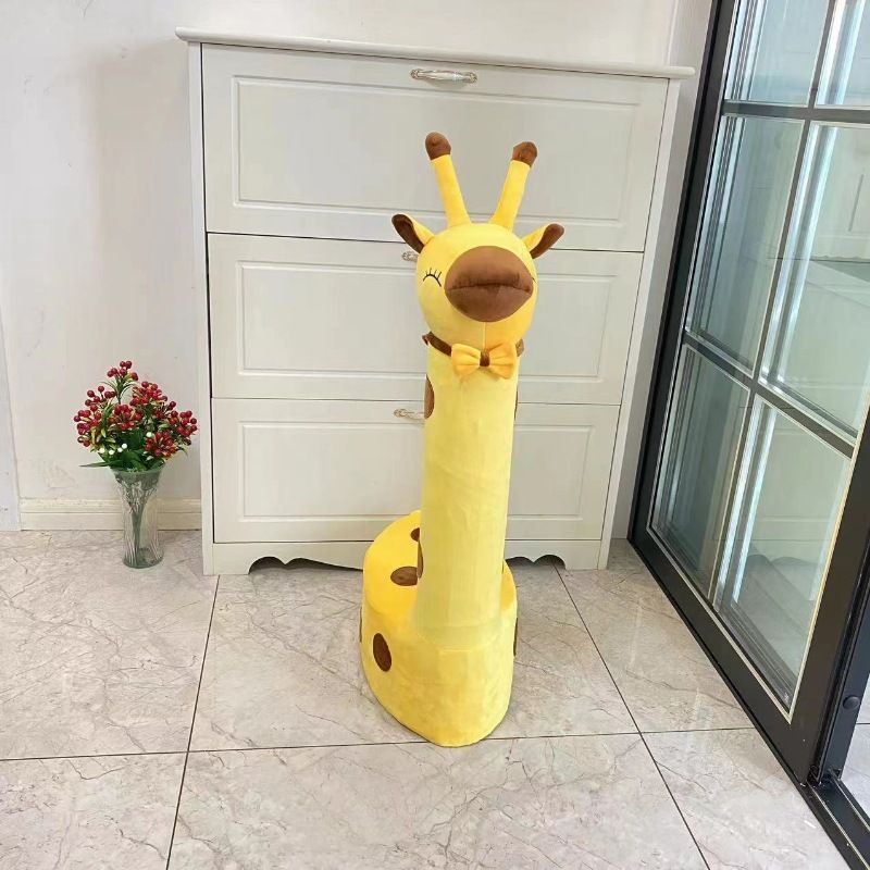 Fertige Milchflaschendosen Fertiges Milchpulverfass Handgemachte Transformation Giraffensofabezug Giraffenbezug Giraffensitzhockerbezug_voghion.com