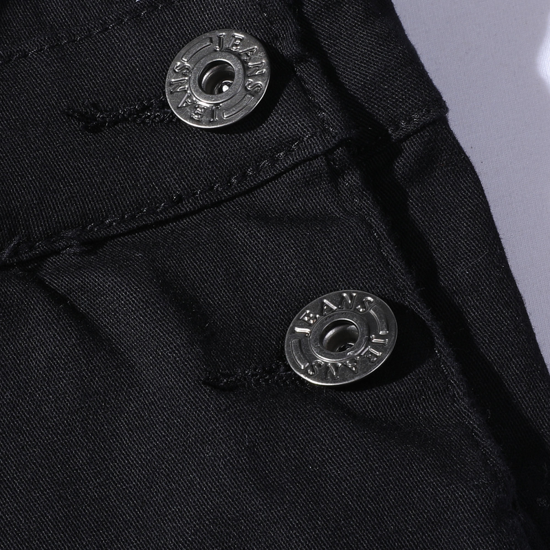 New denim overalls slim fit men's trousers overalls_voghion.com