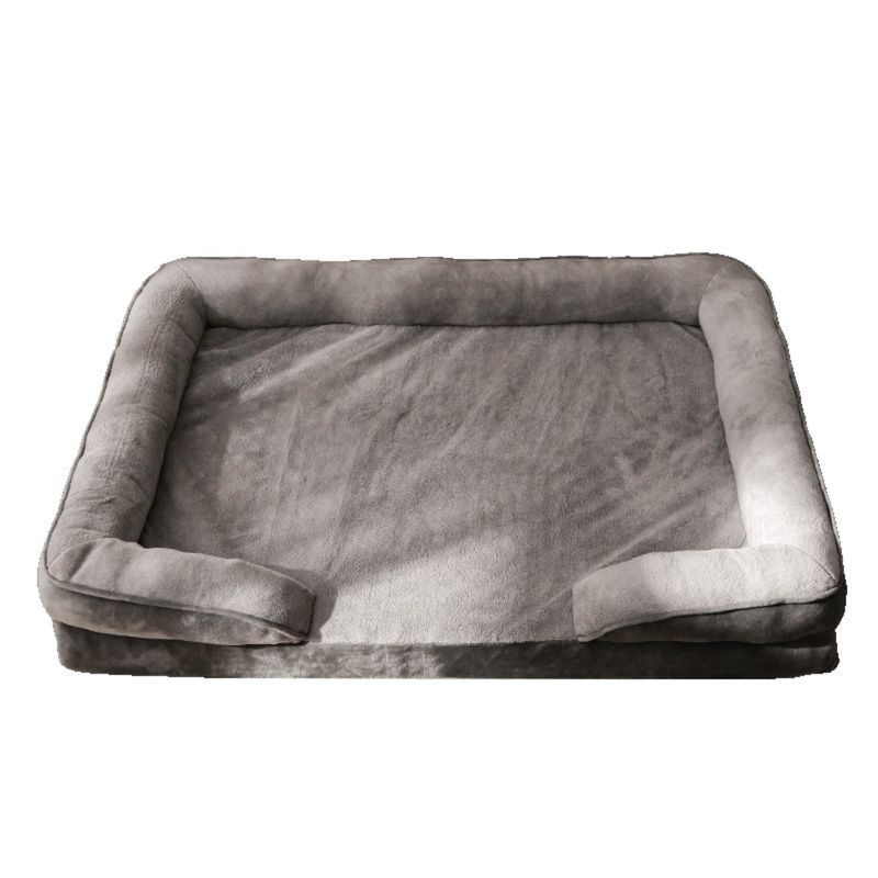 Bequemes, weiches, abnehmbares, waschbares Hundebett für Herbst und Winter, neues, warmes, atmungsaktives, einfarbiges Katzennest_voghion.com