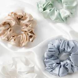 19 Momme Seiden-Haargummi – 4 cm breit (trendiges Haaraccessoire, sanft zum Haar, kein Haarbruch, perfekt für den Alltag und besondere Anlässe)_voghion.com