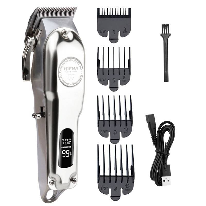 Electric Hair Clipper Digital Display Hair Clipper Men's Rechargeable Hair Clipper Hair Salon Cross-border Hair Clipper_voghion.com