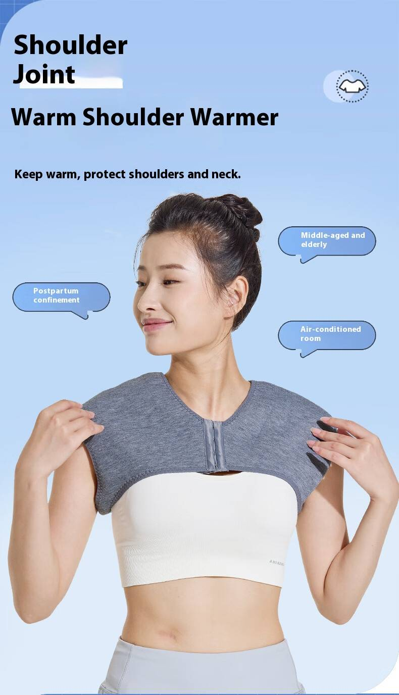 Thermal Shoulder Wrap – Breathable Spandex Neck & Shoulder Support For Women, Elderly & Postpartum Recovery (M/L/XL Sizes)_voghion.com