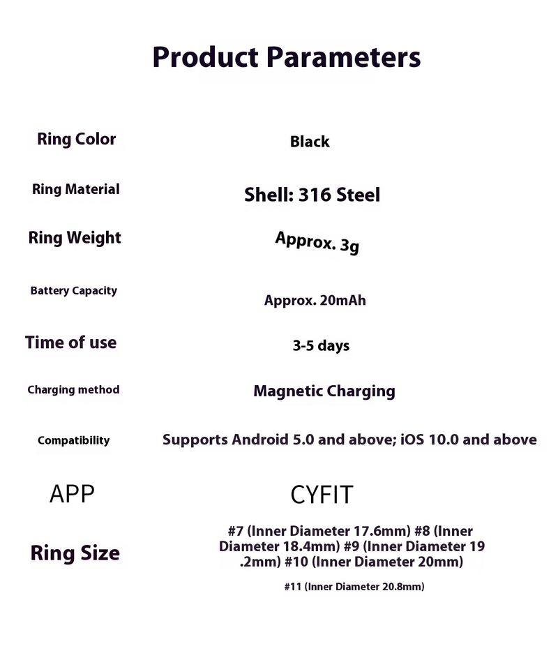 Smart Ring With Heart Rate, Blood Oxygen, Sleep Monitoring & Bluetooth Connectivity For Fitness & Gaming - Waterproof Health Tracker For Men & Women_voghion.com