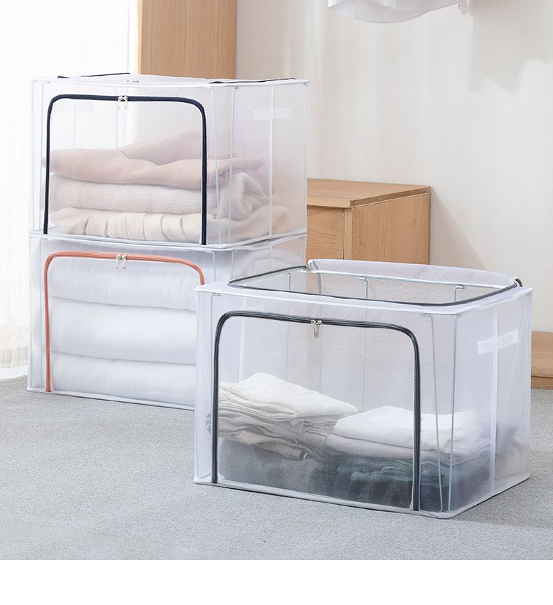 Contenitore portaoggetti moderno in rete – Organizzatore pieghevole per vestiti, scarpe e oggetti essenziali per la casa (24L/66L/110L, leggero e multiuso)_voghion.com