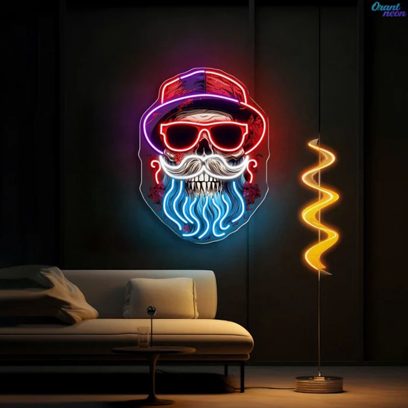 Skull Neon Signs And Room Wall Decorations Can Be Used As Christmas Gifts, Making Them The Best Choice For Friends, Family, And Partners._voghion.com