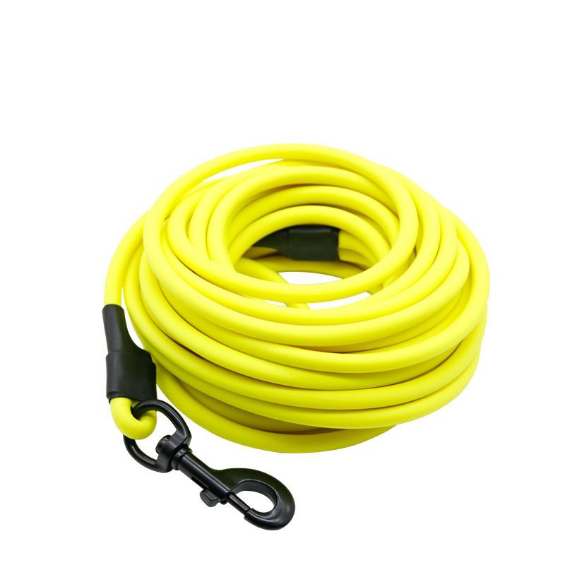 Laisse ronde extensible en PVC, imperméable, résistante à l'usure, au froid et à la traction, pour chiens de petite et moyenne taille_voghion.com