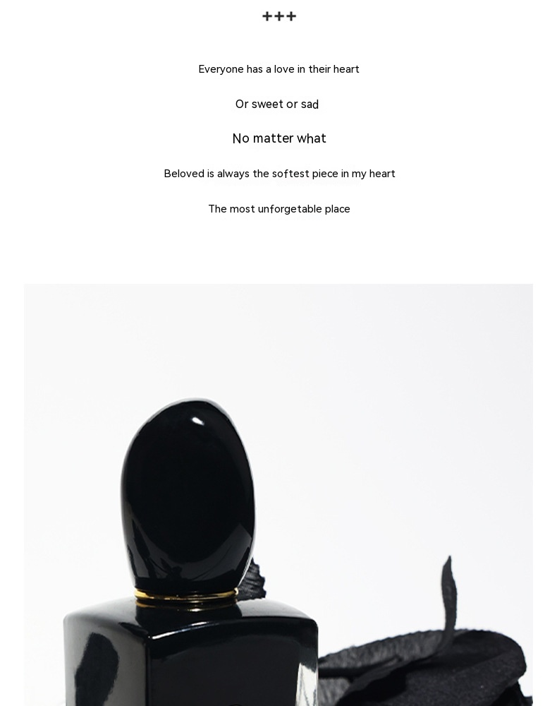 Nuovo profumo popolare Black Beloved 50 ml Eau De Toilette da donna Fragranza di fiori e frutta Profumo con fragranza duratura_voghion.com