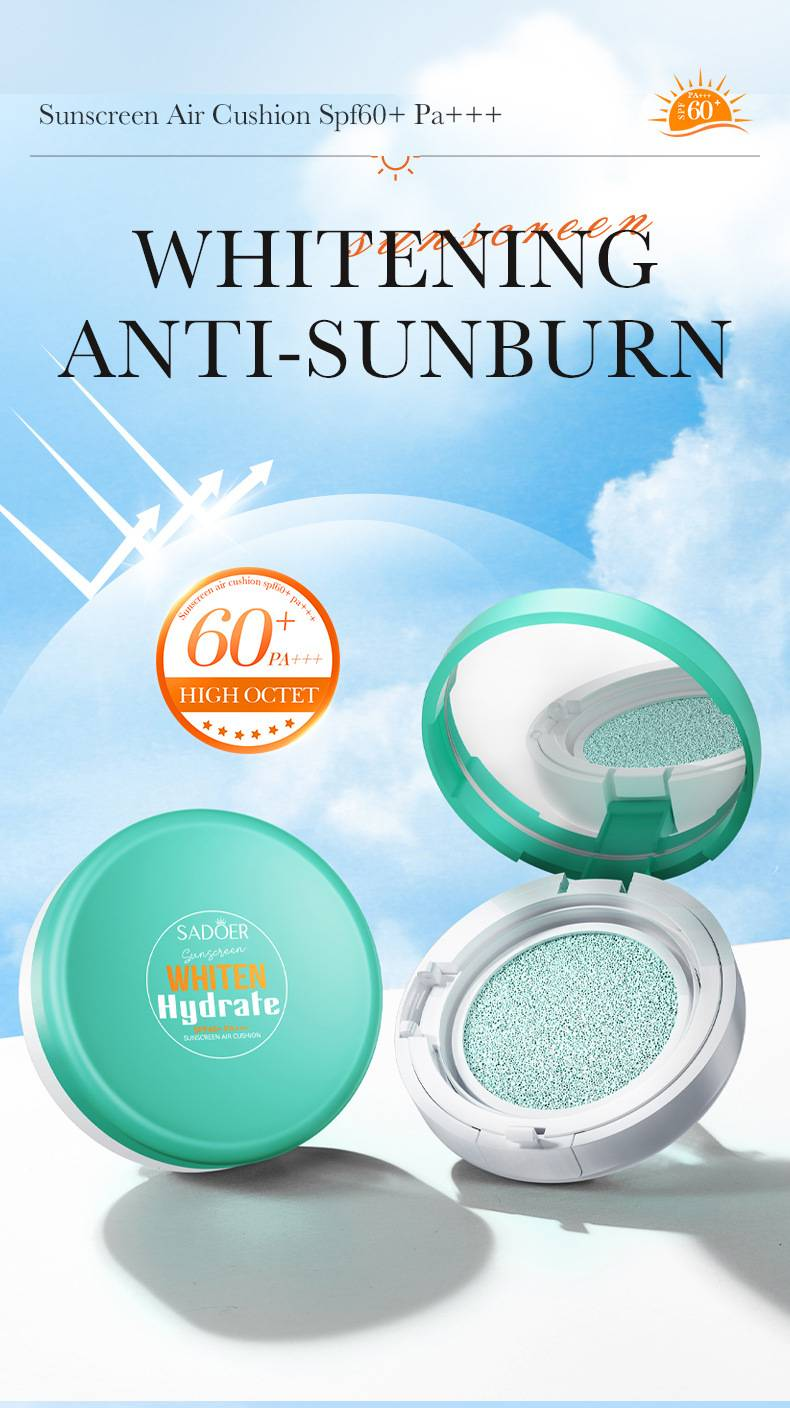 Protetor solar Air Cushion Clareador Hidratante Air Cushion Corretivo Proteção UV BB Cream_voghion.com