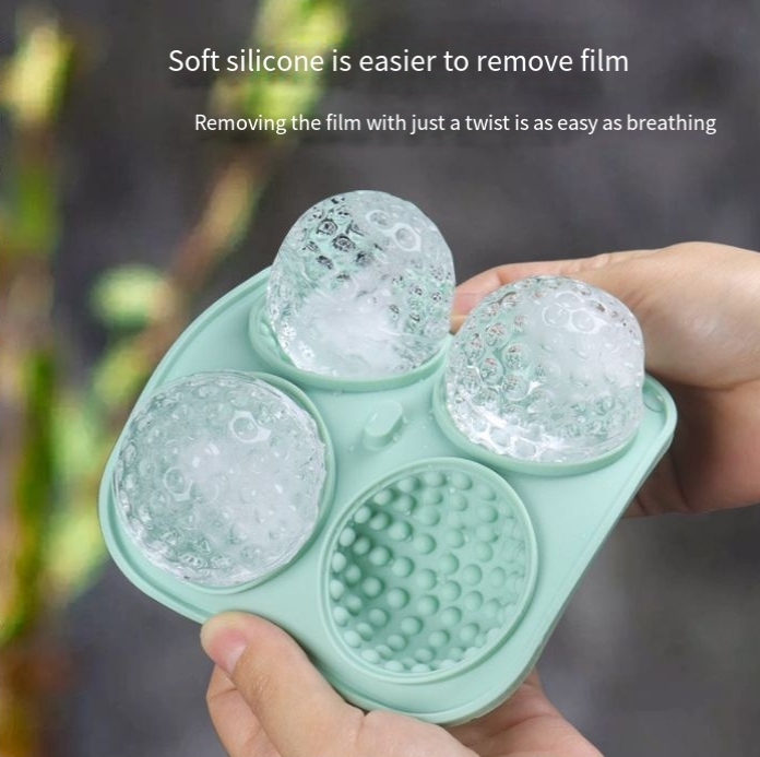 Silicone Ice Tray Golf Ice Hockey 4 With Baseball Ice Maker Star Wars Ice Cube Mold_voghion.com