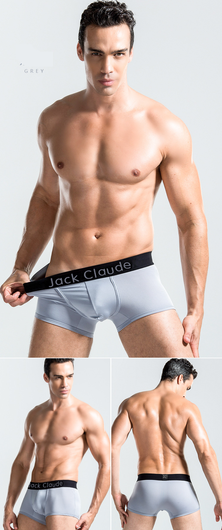 Men's Boxer Briefs - Mid Rise Breathable Underwear With Contour Design, Ultra-Soft Microfiber Fabric, Multipack_voghion.com