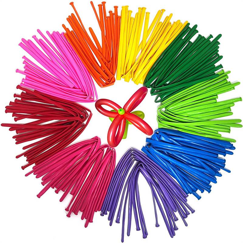 Professionelle Magic Twist-Ballons – 200er-Packung Latex-Modellierballons für Partydekoration, Tiermodellierung und Kinderbasteln (28–30 cm, je 1,8 g)_voghion.com