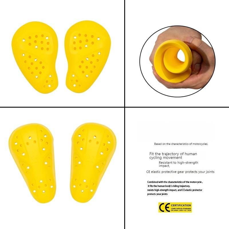 Pantaloni da motociclista a rimbalzo lento certificati CE2 con protezioni per ginocchia e fianchi - Protezione CE2 integrata per una guida sicura_voghion.com