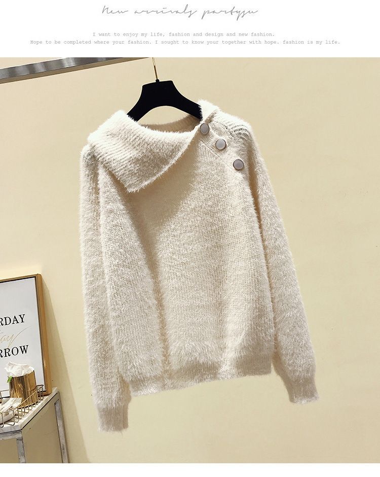 Women's Clothing three piece suit for women, designer sweater, thickened slim vest coat, high waist, cable pattern, wide leg casual pants_voghion.com