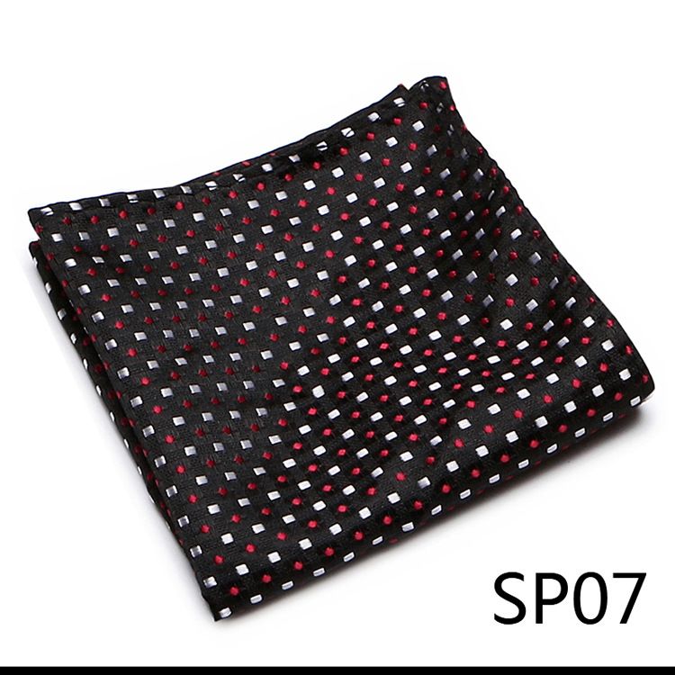 Heren Brits patroon effen kleur polyester zijden vierkante sjaal bruiloft pak zakdoek overhemd klaar op voorraad_voghion.com