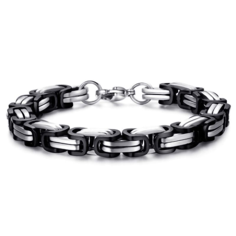 Collane in acciaio al titanio con catena dell'imperatore, collana in acciaio inossidabile Zhanting da uomo, catena a chiglia da uomo dominante, catena circolare_voghion.com