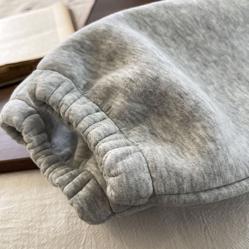 Boys Winter Suit 2025 New Children 1 To 3 Years Old Baby Fleece-Lined Thickened Sports Sweatshirt Two-Piece Set_voghion.com