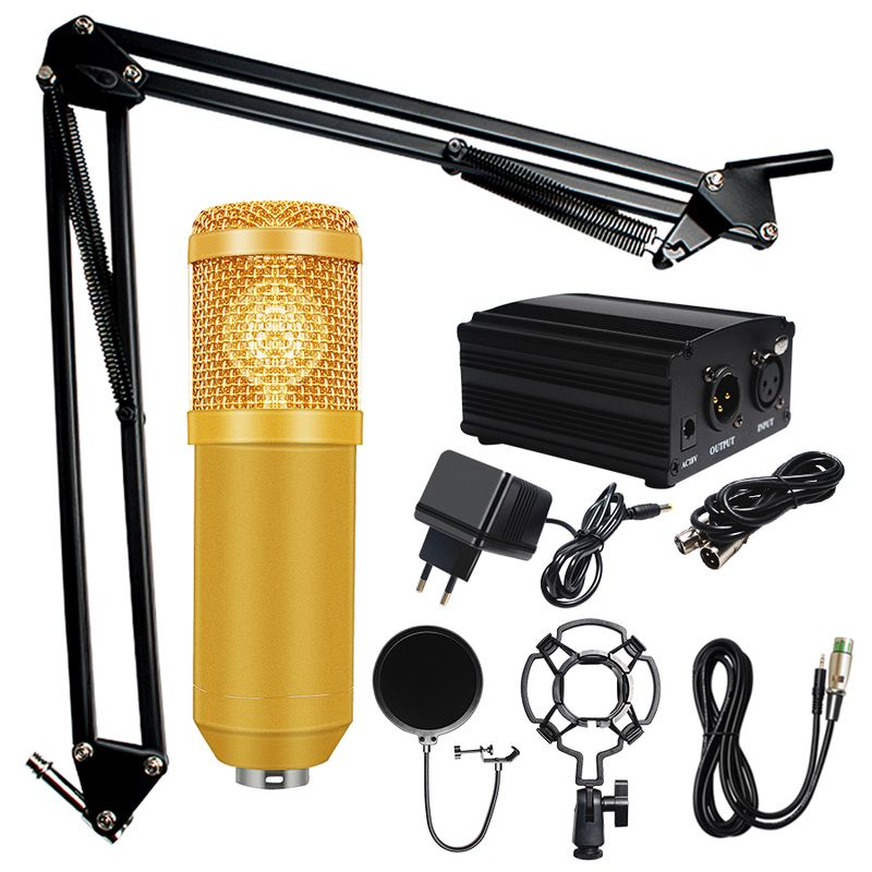 Professionelles Mikrofon BM 800 Karaoke-Kondensator-Kits Bundle Mikrofon für Computerstudio_voghion.com