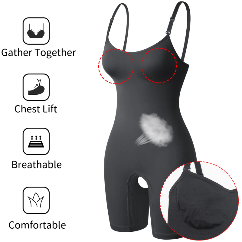 Waist Tummy Shaper Bodysuit Shapewear Women Full Body Shaper Tummy Control Slimming Sheath Butt Lifter Push Up Thigh_voghion.com