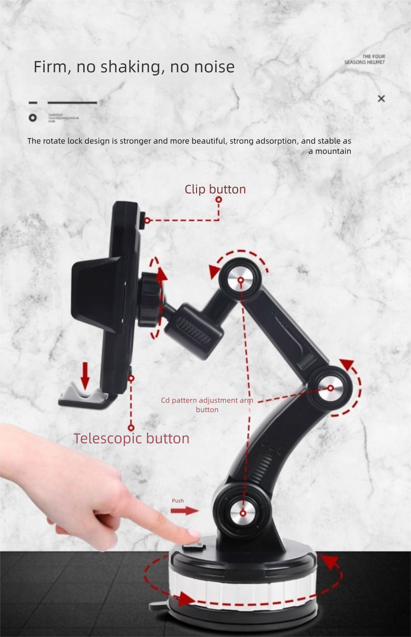 Selbstklebende Autotelefonhalterung Super starke Saugkraft Universal_voghion.com