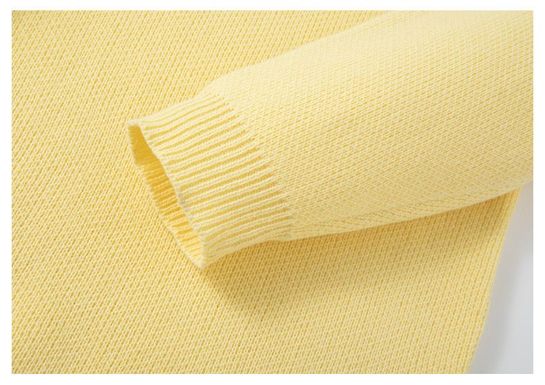 Pull en tricot style rétro américain pour homme, col à volants, coupe ample et décontractée, lavable en machine, pour l'automne et le printemps._voghion.com