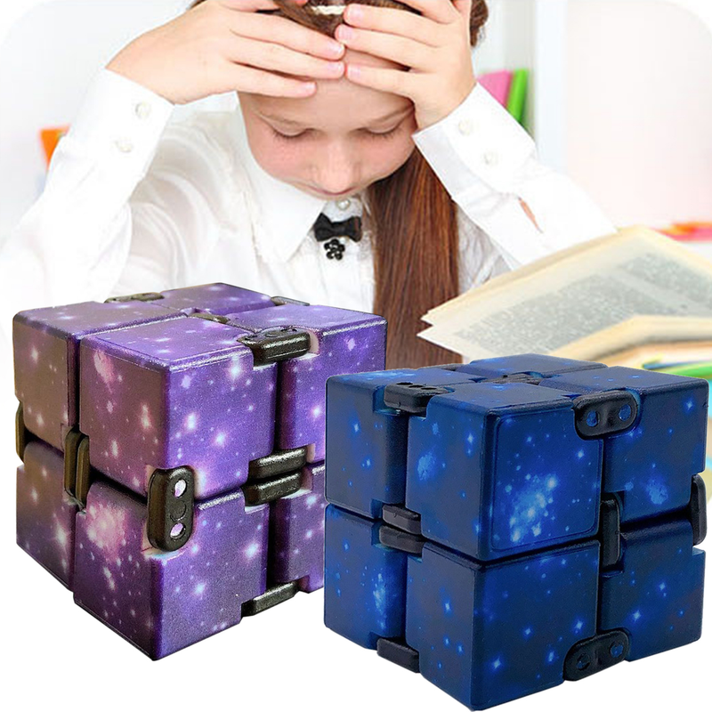 ToysMall Infinity Cube Colorido Anti-stress Flexível Quebra-cabeça Mágico Modelo Para Presente_voghion.com
