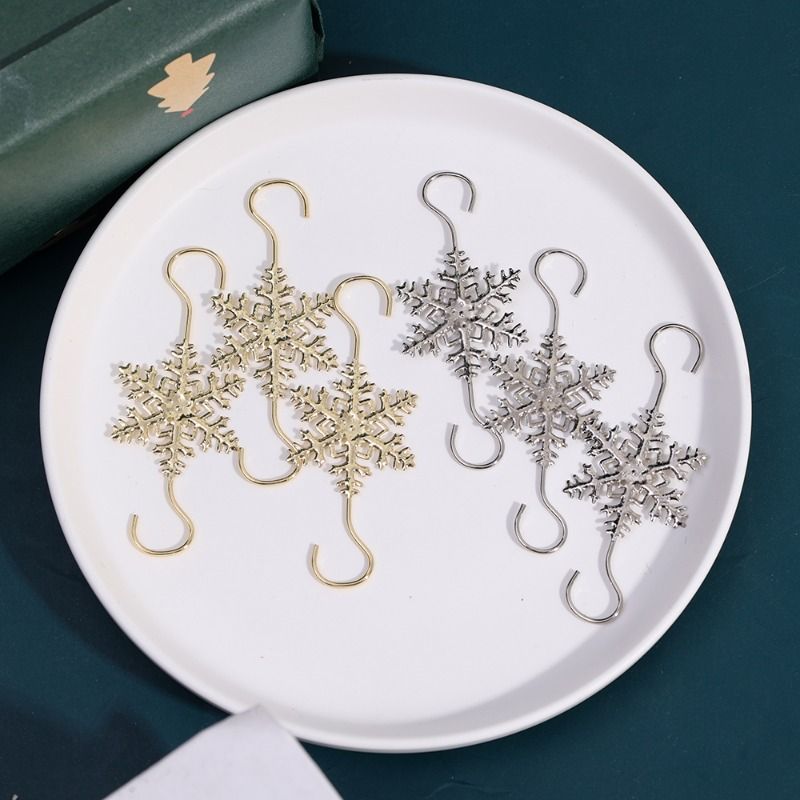 Crochets de suspension pour décorations de sapin de Noël en acier inoxydable, support pour boules de Noël, décorations pour Noël et le Nouvel An_voghion.com