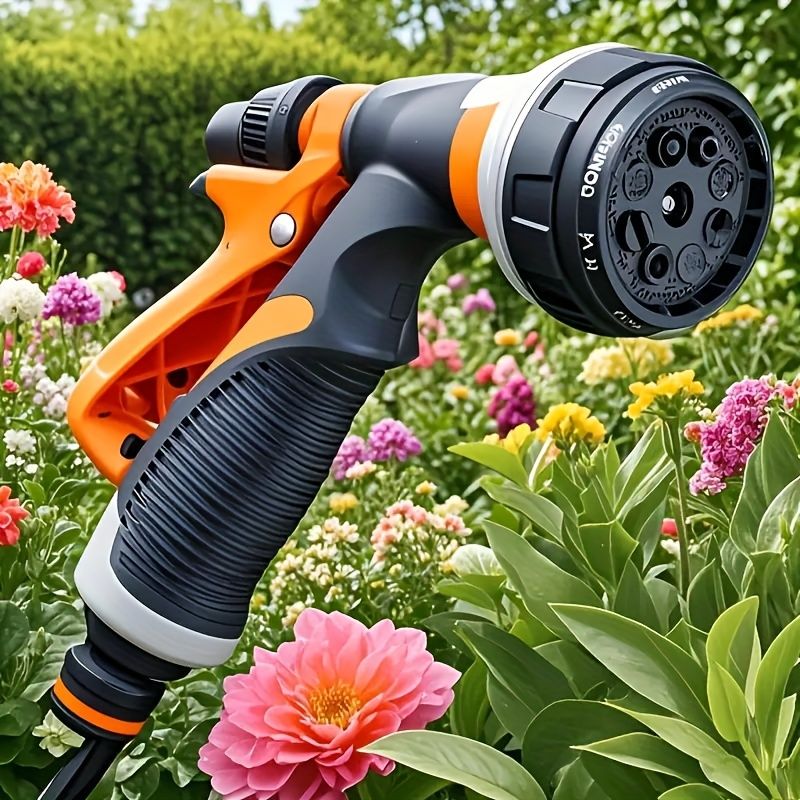 High-pressure Car Wash Water Gun, Multi-functional Household Garden High-pressure Water Gun - 8 Spray Adjustment Modes - Small Rinsing Nozzle_voghion.com