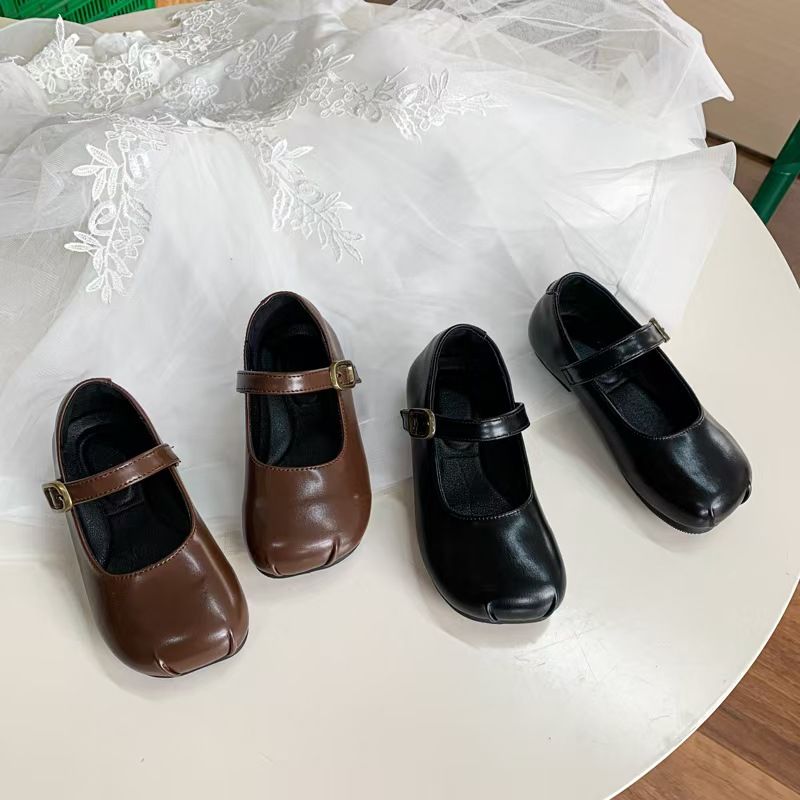 Kinderschuhe Frühling und Herbst Neue Mädchen Retro Prinzessin Schuhe Trend Casual Non Slip Square Schuhe_voghion.com